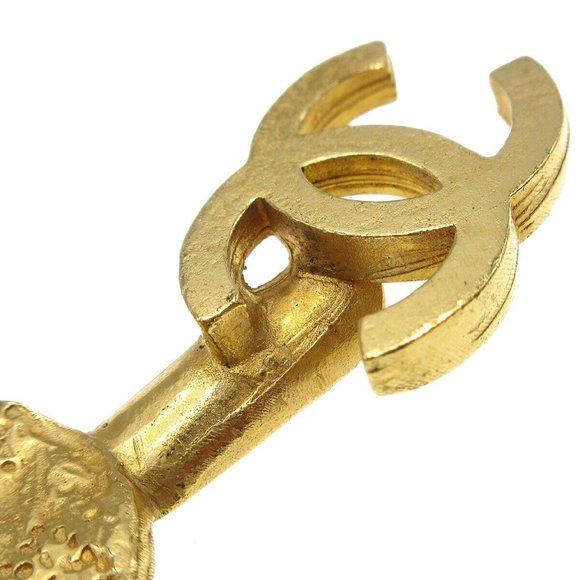 Chanel Bow And Arrow Heart Brooch Pin Gold 93P 59836 - Picture 3 of 5